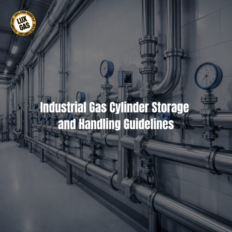 Industrial Gas Cylinder Storage and Handling Guidelines